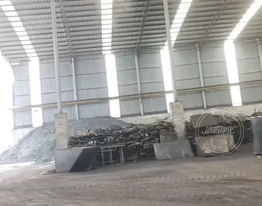 潔匠凈化·的凈工業(yè)除臭劑_為陶瓷廠煤氣站安裝100+個高壓噴霧頭！Dejing的凈?除臭顯實力！
